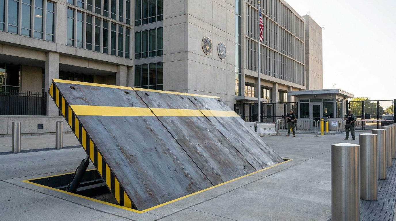 Hydraulic Road Blocker